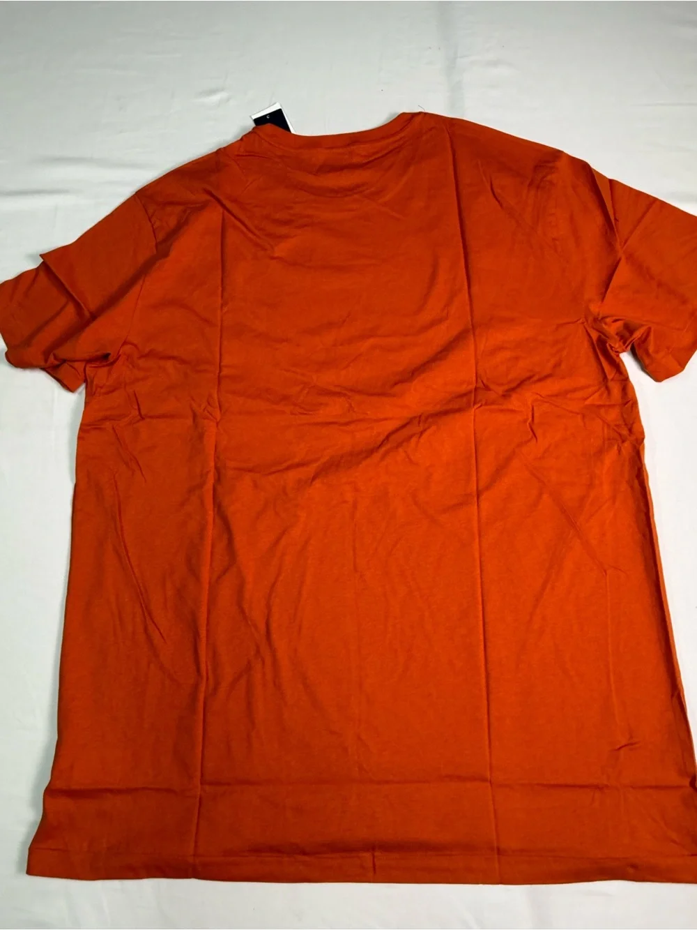 Big and Tell Polo Ralph Lauren Orange Green Pony Classic Fit Crew Neck T-Shirt